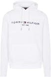 Tommy Logo Hoody - White